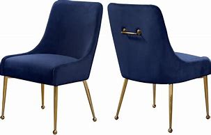 Image result for Navy Dining Chairs