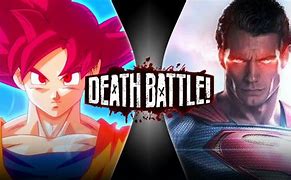 Image result for Goku vs Superman Death Battle