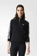 Image result for Adidas Zip Sweatshirt Black