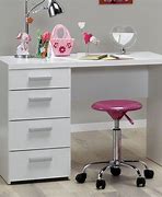 Image result for White Desk with 4 Drawers