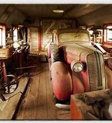Image result for Trucks Old Barns Inside