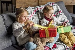Image result for Children Opening Christmas Presents