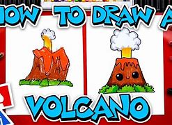 Image result for Volcano Sketches Cute