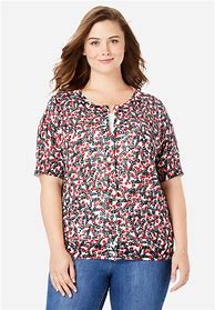 Image result for Plus Size Elbow Length Sleeve Tops