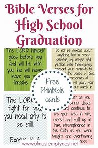 Image result for High School Graduation Godly Quotes