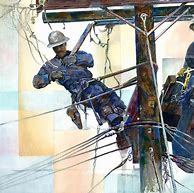 Image result for Lineman Paintings