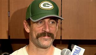 Image result for aaron rodgers mustache