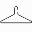 Image result for Black Plastic Contour Clothes Hanger