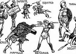 Image result for Gladiator Types Ancient Rome