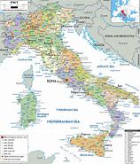 Image result for Political Map of Italy