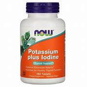 Image result for Potassium Plus Iodine, 180 Tablets, 2 Bottles