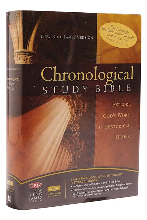 SHOPtheWORD   NKJV Chronological Study Bible Hardcover  Bibles
