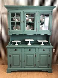 Image result for Painted Kitchen Hutch