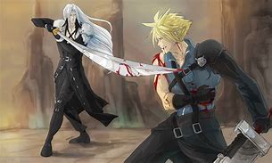 Image result for Cloud vs Sephiroth