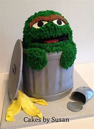 Image result for Oscar the Grouch Cake