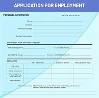 Image result for Free Blank Employment Application Forms