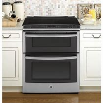 Image result for double oven electric slide in