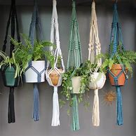 Image result for Outdoor Macrame Plant Hangers