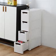 Image result for Plastic Storage Units with Drawers
