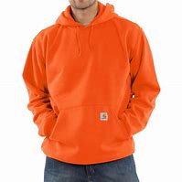 Image result for Carhartt Orange Hooded Sweatshirt