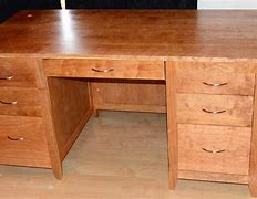 Image result for Solid Cherry Executive Desk