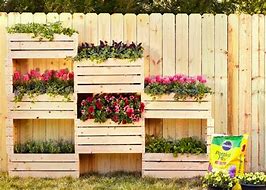 Image result for Vertical Garden Planters Fence