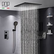 Image result for Showers with Ceiling Mount Rainfall Shower Head