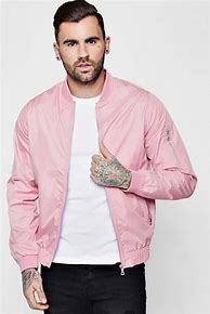 Image result for Pink Bomber Jacket Men