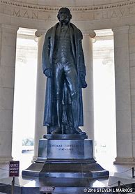 Image result for Jefferson Memorial Statue