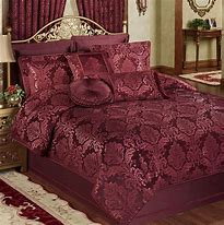 Image result for Camelot Comforter Set Burgundy, King, Burgundy