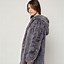 Image result for Grey Faux Fur Hooded Coat