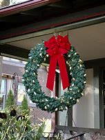 Image result for Lighted Christmas Wreath