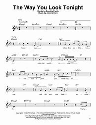 Image result for The Way You Look Tonight Sheet Music