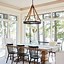 Image result for Dining Room with Farmhouse Table and Modern Chairs