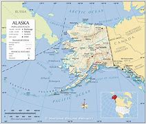 Image result for Map Showing Alaska and Russia