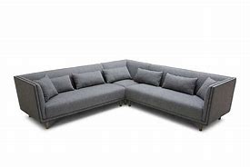 Image result for Grey Fabric Sectional Sofa