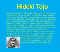 Image result for Japanese War Crimes Hideki Tojo