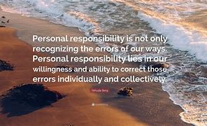 Image result for Personal Responsibility