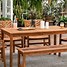 Image result for Outdoor Dining Sets with Benches