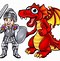 Image result for Red Dragon Cartoon