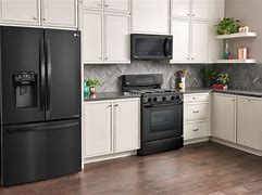 Image result for Black Appliance Kitchen Design