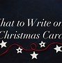 Image result for Examples of What to Write in Christmas Cards