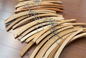 Image result for vintage wooden hangers