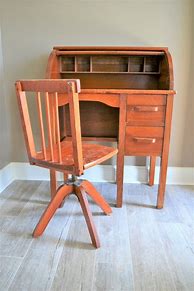Image result for Wooden Child's Desk and Chair