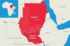 Image result for Sudan River Map