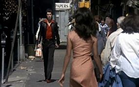 Image result for John Travolta Saturday Night Fever Opening Walk