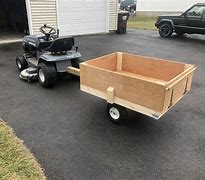 Image result for DIY Lawn Mower Utility Trailer