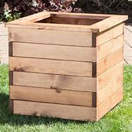 Image result for Wood Pot Planters