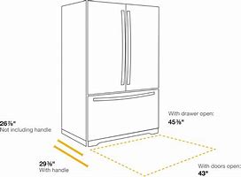 Image result for Refrigerator Sizes Chart
