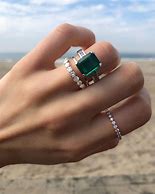 Image result for Green Emerald Ring